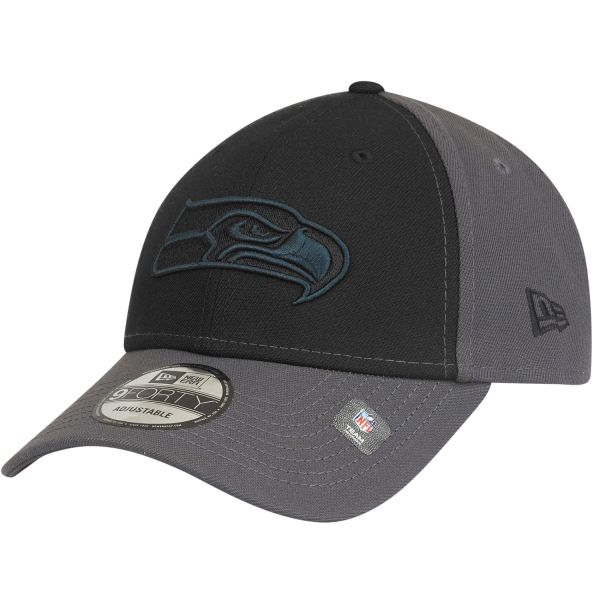 New Era 9Forty Cap - NFL Seattle Seahawks schwarz / graphite