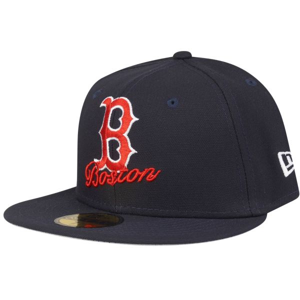 New Era 59Fifty Fitted Cap - DUAL LOGO Boston Red Sox
