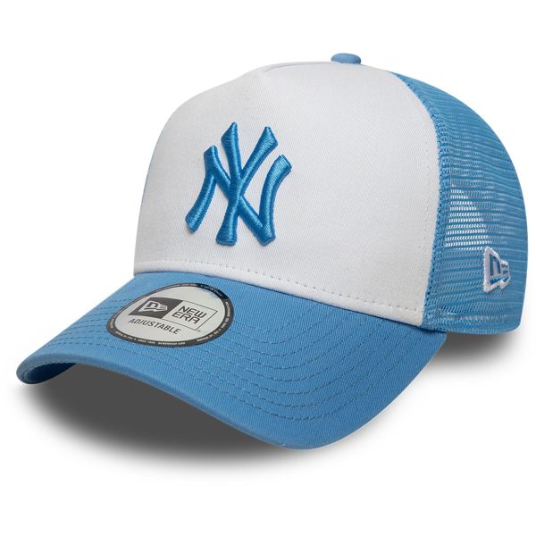 New Era A-Frame Mesh Trucker Cap - New York Yankees sky blue
