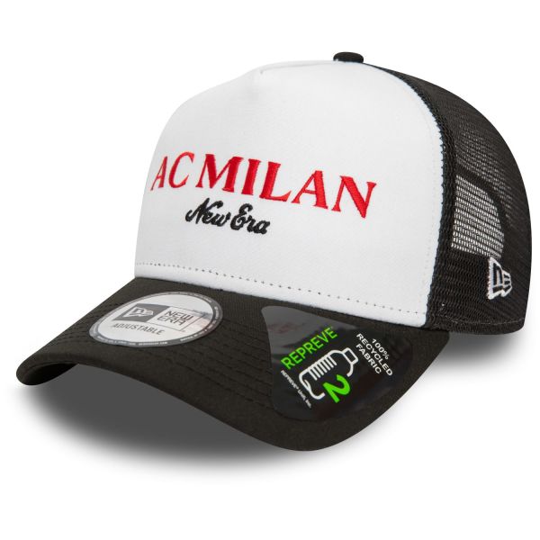 New Era A-Frame Trucker Cap - AC MILAN white