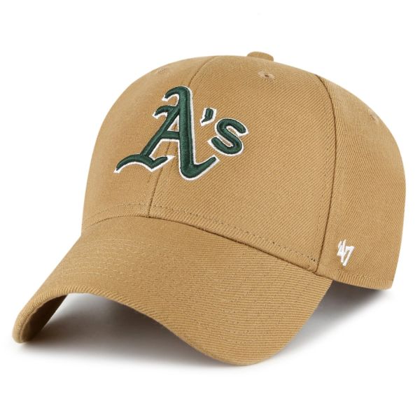 47 Brand Snapback Cap - MLB Oakland Athletics camel beige