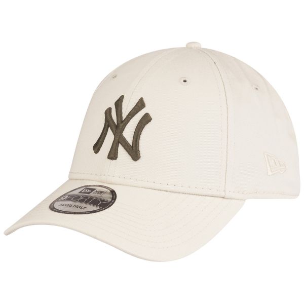 New Era 9Forty Strapback Cap - New York Yankees stone oliv