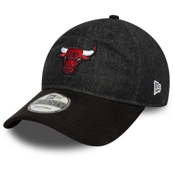 New Era 9Twenty Strapback Cap - DENIM Chicago Bulls