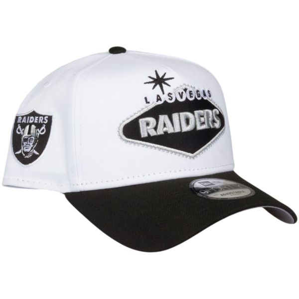 New Era 9Forty A-Frame Cap - SIGN Las Vegas Raiders weiß