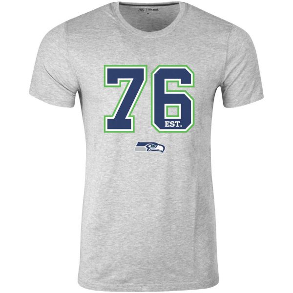 New Era ESTABLISHED LOGO Shirt - NFL Seattle Seahawks grey