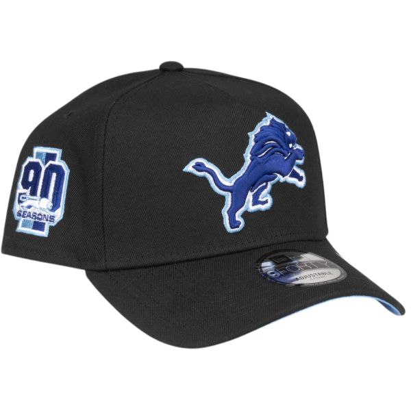 New Era 9Forty A-Frame Snapback Cap - Detroit Lions schwarz