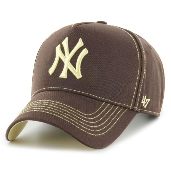 47 Brand Adjustable Cap - CONTRAST New York Yankees brown