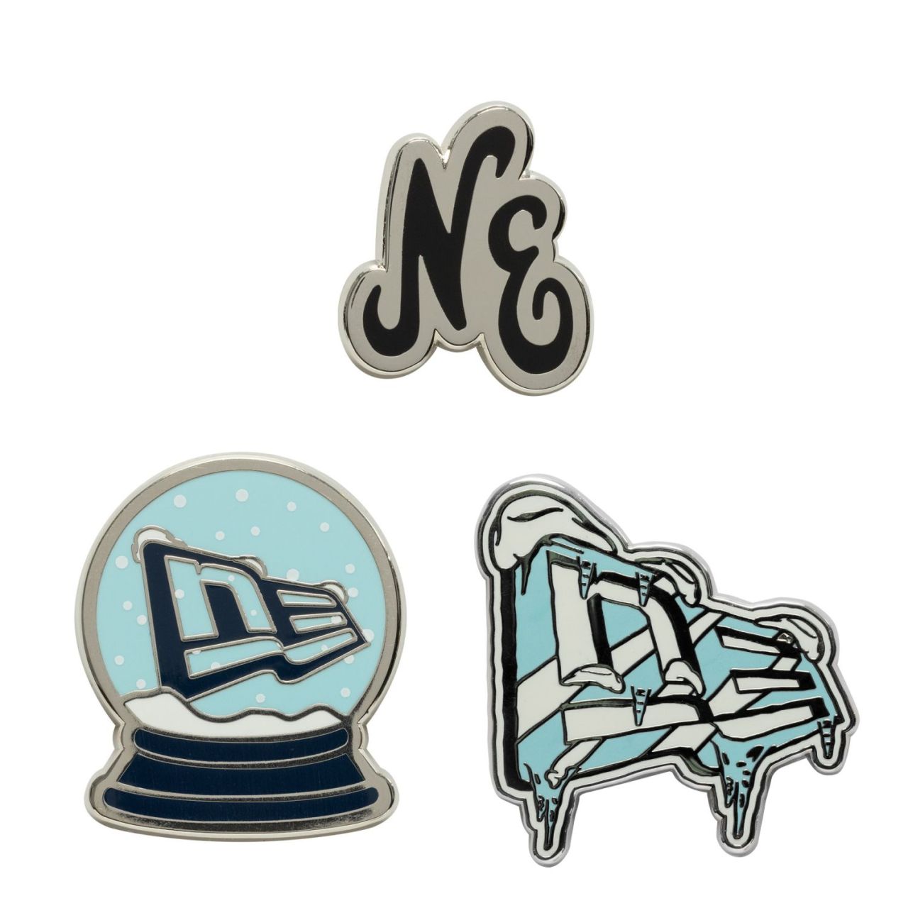 New Era Universal Schmuck Caps PIN BADGE 3er Set