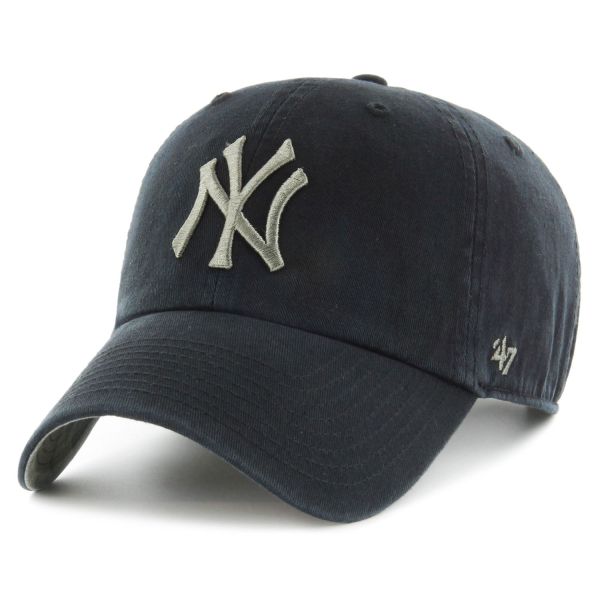 47 Brand Relaxed Fit Cap - CLEAN UP New York Yankees schwarz