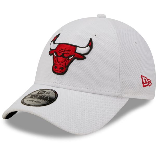 New Era 9Forty Cap - DIAMOND ERA Chicago Bulls blanc