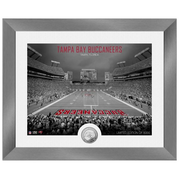 Tampa Bay Buccaneers NFL Stade Silver Coin Photo Mint