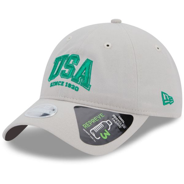 New Era 9Twenty Damen Cap - USA 1920 stone grau