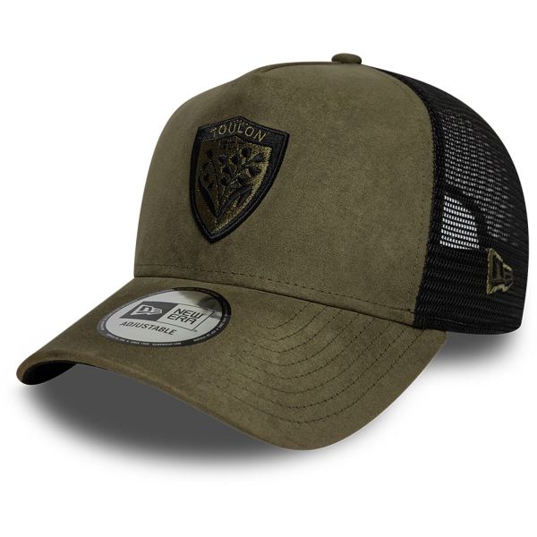 New Era Mesh Trucker Cap FAUX SUEDE Rugby Club Toulonnais
