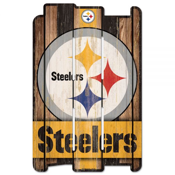 Wincraft PLANK Plaque de bois - NFL Pittsburgh Steelers