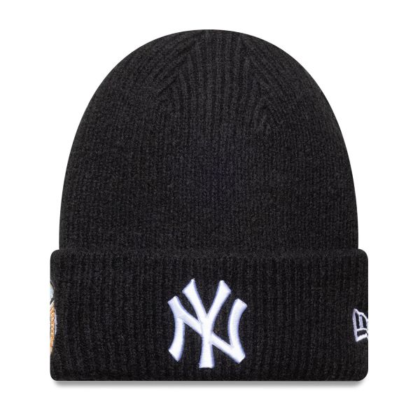 New Era Wintermütze Beanie - PATCH New York Yankees schwarz