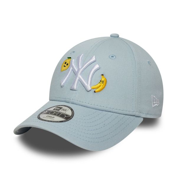 New Era Kinder 9Forty Cap - FRUIT ICON York Yankees sky blue