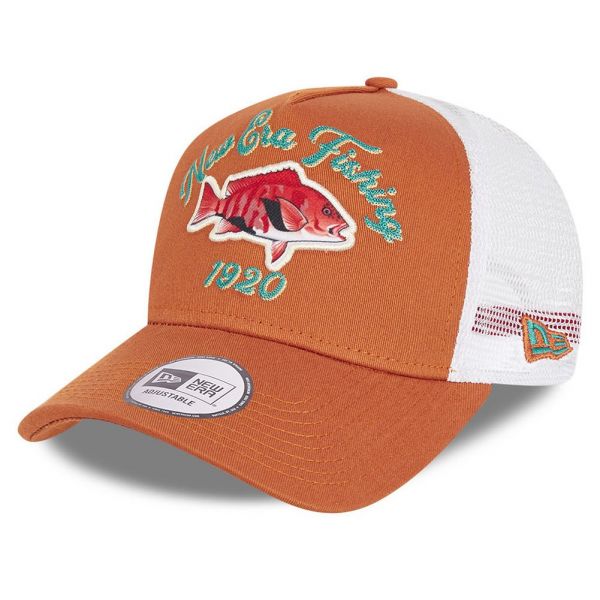New Era A-Frame Trucker Cap - OUTDOOR Fishing toffee brown