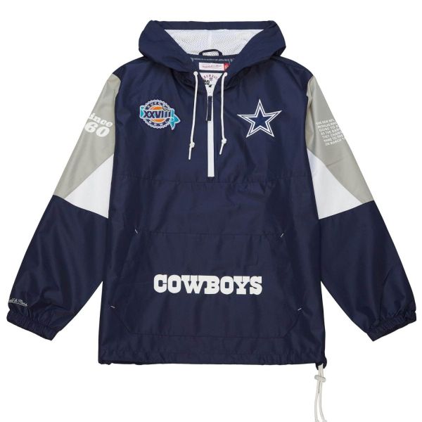 M&N Windbreaker Anorak Jacket - ORIGINS Dallas Cowboys