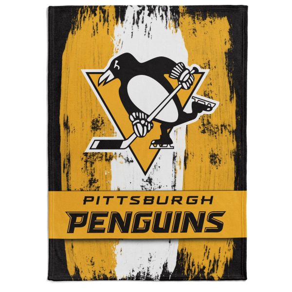 Pittsburgh Penguins NHL Fleece BRUSH Plüschdecke