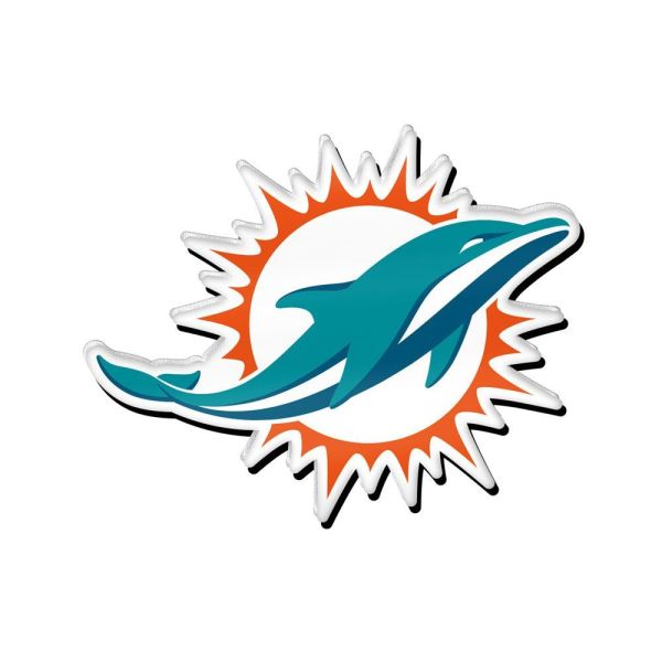 NFL Universal Schmuck Caps ACRYLIC PIN Miami Dolphins