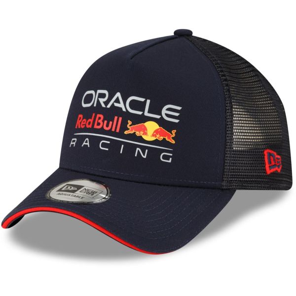 New Era A-Frame Snapback Trucker Cap - Red Bull Racing navy