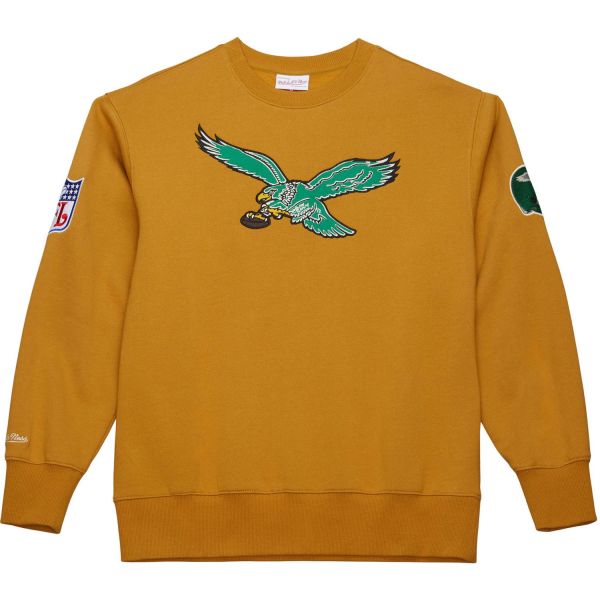 Mitchell & Ness Fleece Pullover DUSTED Philadelphia Eagles