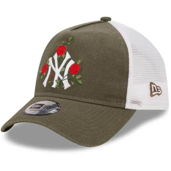New Era Adjustable Trucker Cap - FLOWER New York Yankees