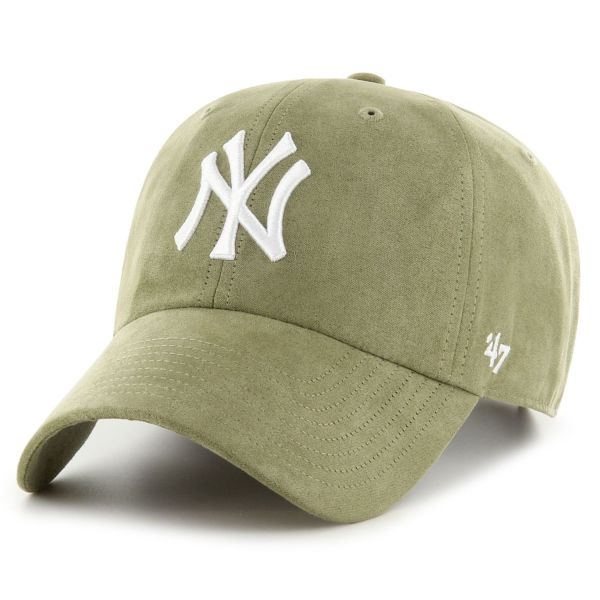 47 Brand Strapback Cap - SUEDE New York Yankees sandalwood