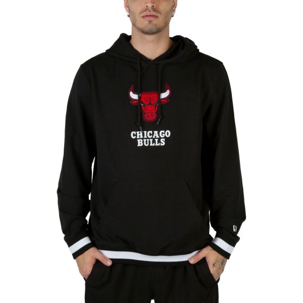 New Era NBA Fleece Hoody - LOGO SELECT Chicago Bulls noir