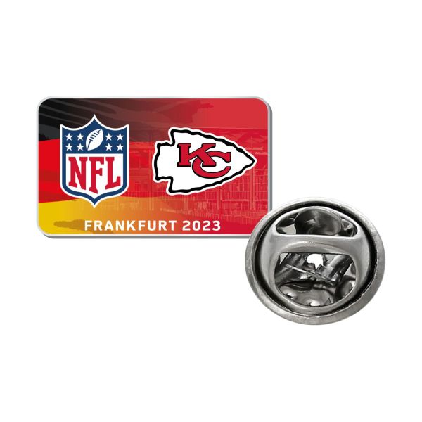 NFL Frankfurt Game Pin Badge Anstecknadel Kansas City Chiefs
