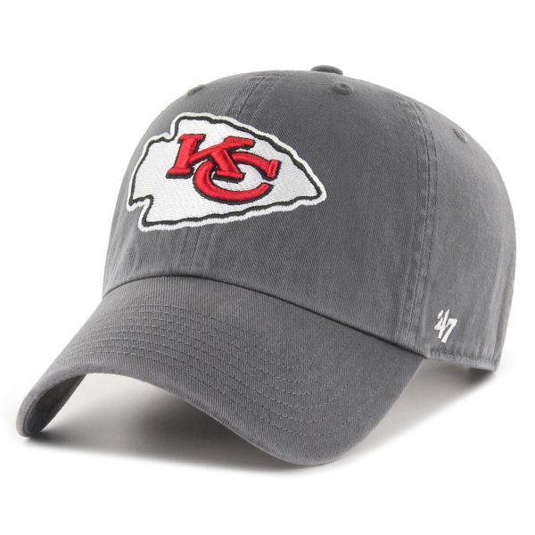47 Brand Relaxed Cap CLEAN UP Kansas City Chiefs charcoal
