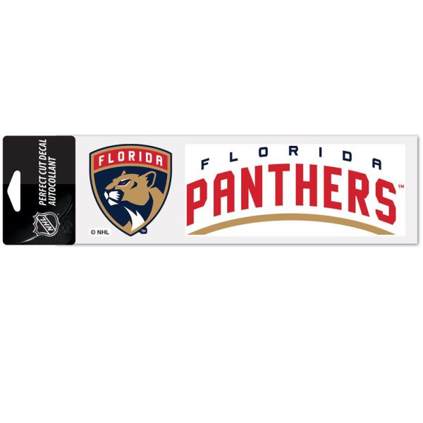NHL Perfect Cut Aufkleber 8x25cm Carolina Panthers