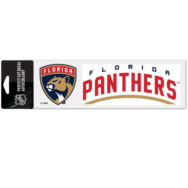 NHL Perfect Cut Decal 8x25cm Carolina Panthers