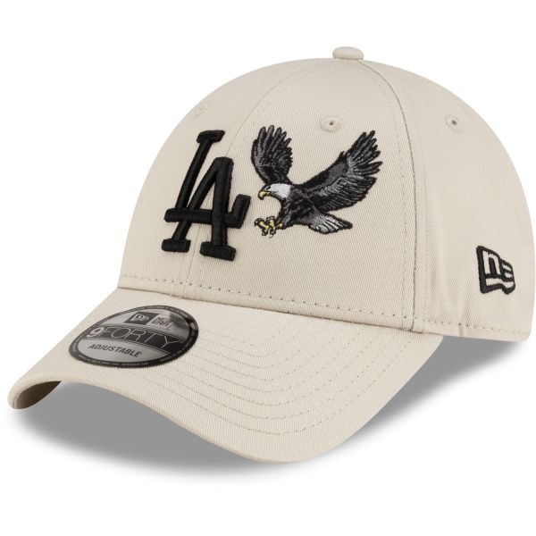 New Era 9Forty Strapback Cap EAGLE Los Angeles Dodgers beige