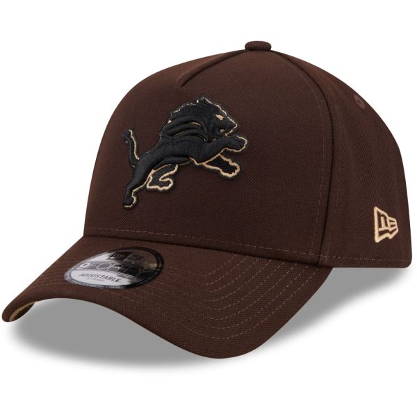 New Era 9Forty A-Frame Cap - NFL Detroit Lions burnt wood