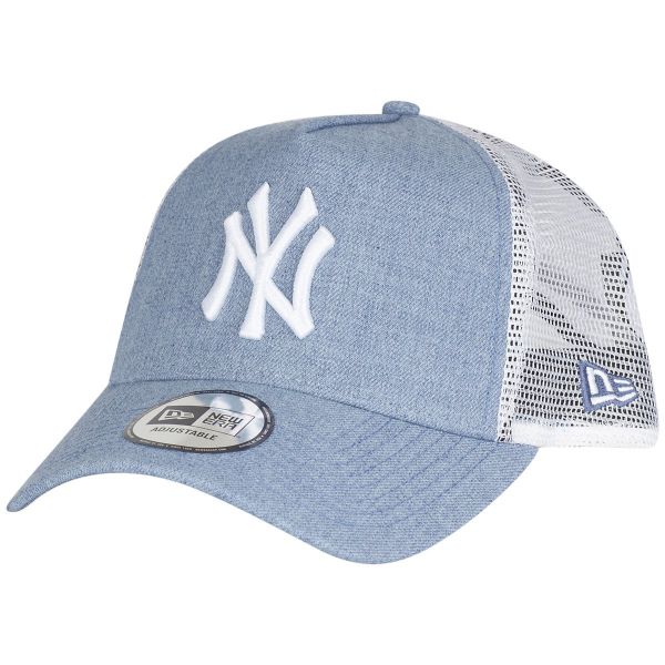 New Era Trucker Cap - HEATHER New York Yankees sky blue