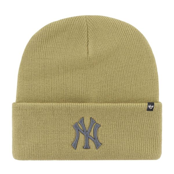 47 Brand Beanie Wintermütze - HAYMAKER NY Yankees old gold