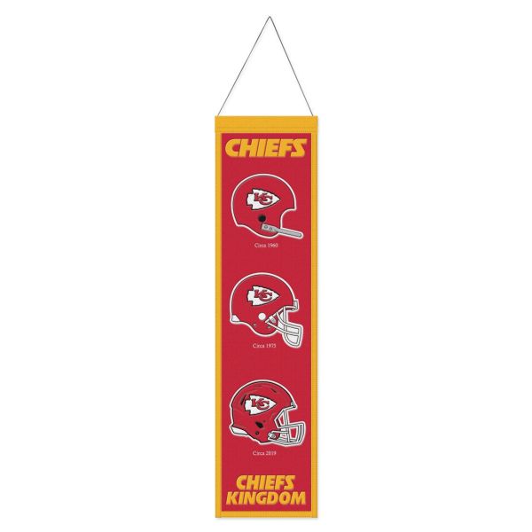 Kansas City Chiefs EVOLUTION NFL Wool Banner 80x20cm