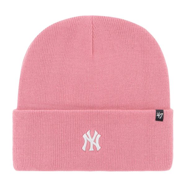 47 Brand Knit Beanie - BASE RUNNER New York Yankees rose