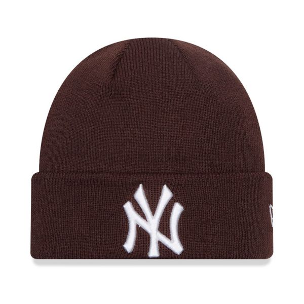 New Era Knit Enfant Beanie d'hiver - New York Yankees brun