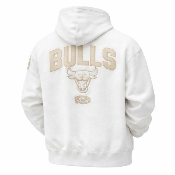 M&N Fleece Hoody - ELITE NEUTRALS Chicago Bulls