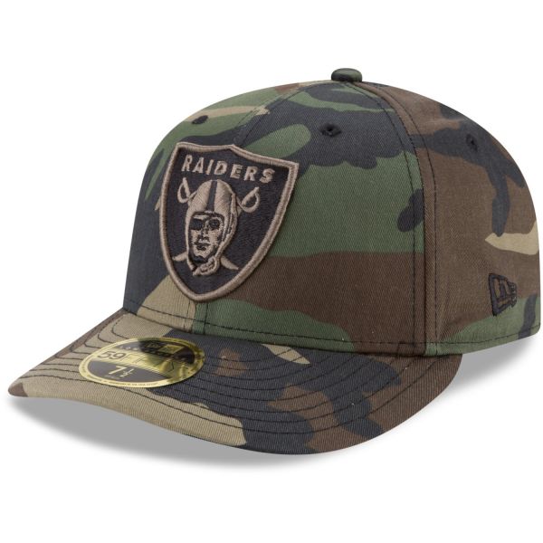 New Era 59Fifty LOW PROFILE Cap Las Vegas Raiders wood camo