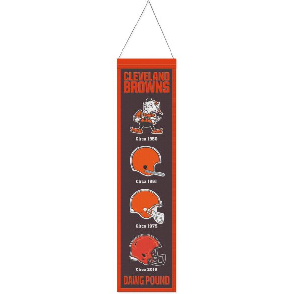 Cleveland Browns EVOLUTION NFL Wool Banner 80x20cm