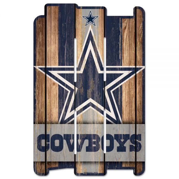 Wincraft PLANK Wood Sign - NFL Dallas Cowboys