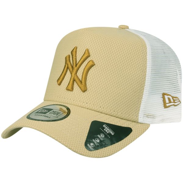 New Era Trucker Cap - DIAMOND New York Yankees vegas gold