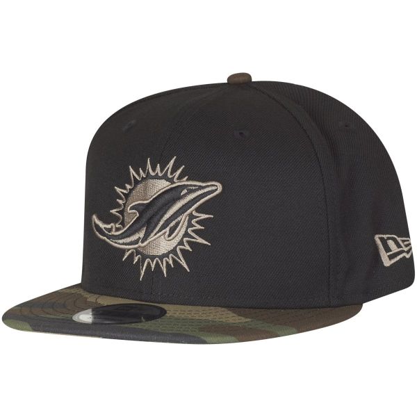 New Era 9Fifty Snapback Cap - Miami Dolphins schwarz / camo