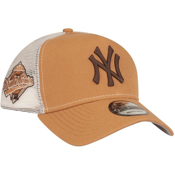 New Era 9Forty A-Frame Trucker Cap - New York Yankees bronze