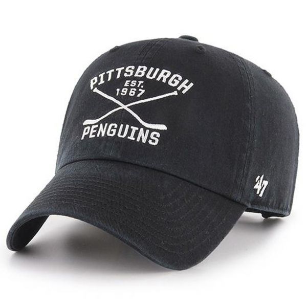47 Brand Adjustable Cap - AXIS Pittsburgh Penguins black