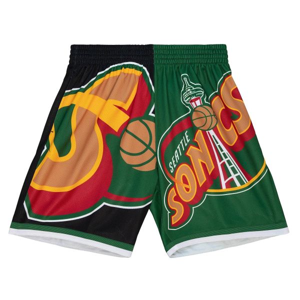 M&N Big Face 5.0 Fashion Shorts Seattle SuperSonics