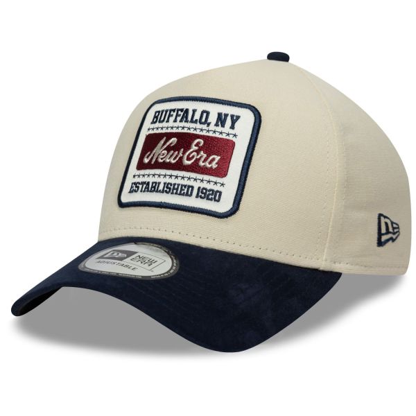 New Era A-Frame Mesh Trucker Cap - BRAND PATCH hellbeige